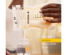 Medela motinos pieno laikymo maišeliai Easy Pour, 210 ml, 50 vnt., 101046331