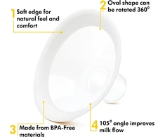Medela pientraukio gaubteliai PersonalFit Flex 21 mm, 2 vnt., 101033953