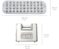 Medisana hidromasažinis vonios kilimėlis BBS su aromatų dozatoriumi, 120 × 36 cm