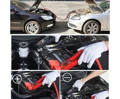 Melko užvedimo laidai automobiliams 750 A, 3,5 m, 6–24 V, modelis 1