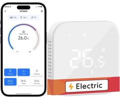 meross Wi-Fi elektrinio grindinio šildymo termostatas 16 A, 3840 W, MTS205