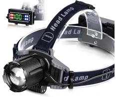 MIAOKE LED galvos žibintas su USB įkrovimu, 100000 lm, IPX5, CK-495