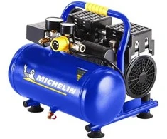 MICHELIN tylus oro kompresorius, 6 l, 59 dB, 8 bar, be alyvos, 106 l/min, 1 AG, modelis 1129981079