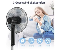 Midea pastatomas ventiliatorius, 55 W, 3 greičiai, nuotolinio valdymo pultas, FS40-15FR
