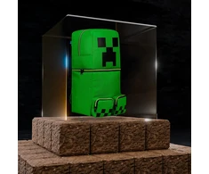 Minecraft vaikiška žalia kuprinė Creeper su užtrauktuku, 50 x 21 cm, poliesteris, MNCT-136