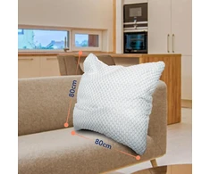 MKS ergonominė atminties putų pagalvė su vėsinančiu geliu 80 x 80 cm B0CKLQ3WSW