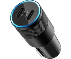 MMOBIEL automobilinis įkroviklis su 2 USB-C jungtimis, 40 W, PD 3.0, 2206-20