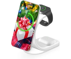 MMOBIEL belaidė magnetinė įkrovimo stotelė 3 viename Qi 15 W Universal