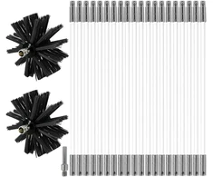 MOCNT kamino ir ventiliacijos kanalų valymo šepečių rinkinys su 20 lanksčių 41 cm strypų CXYC01F