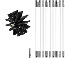 MOCNT kamino valymo šepetys su 9 lanksčiais 41 cm strypais, 10 cm, CXYC01B