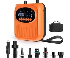 Mojimdo elektrinė oro pompa SUP lentoms, 20 PSI, 5 režimai, 12V DC, modelis DM71J3
