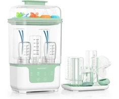 Momcozy 4 viename kūdikių buteliukų sterilizatorius-džiovintuvas 6 buteliukams