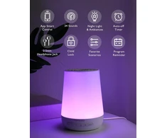 Momcozy baltojo triukšmo įrenginys kūdikiams su 34 garsais, 7 spalvų lempute DB03