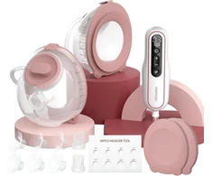 momcozy elektrinis nešiojamas pientraukis V2 Pro BP141 su 3 režimais ir 9 lygiais