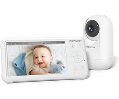 momcozy vaizdo auklė BM01 su 5 colių 1080p ekranu, FHSS, be Wi-Fi