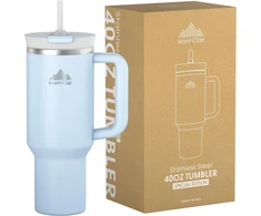 Mont-Clair termopuodelis su šiaudeliu, 1 l, nerūdijančiojo plieno, Mont-Clair Tumbler