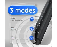 mornwell elektrinis sukamasis dantų šepetėlis, 3 režimų, USB įkrovimas, RST2203