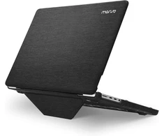 MOSISO kietas dėklas MacBook Pro 14 col. su sulankstomu stovu, MO-N21-14PM-KTF-SPT-BK