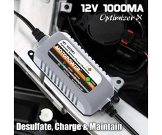 MOTOPOWER automatinis 12 V 1000 mA akumuliatorių įkroviklis su SAE jungtimi MP00205B