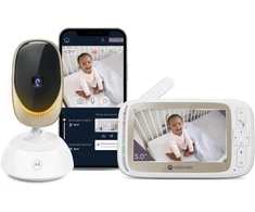 Motorola Nursery vaizdo auklė VM85 Connect su Wi-Fi, 5 col. ekranu ir naktiniu matymu