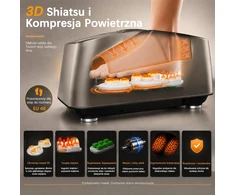 MOUNTRAX pėdų masažuoklis Shiatsu su šildymu ir nuotolinio valdymo pultu FM-001