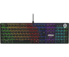 MSI Forge GK320 Raudona FR mechaninė žaidimų klaviatūra su AZERTY išdėstymu, RGB, USB 2.0