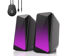 Namų kino sistema SOULION kompiuterinė garso juosta Bluetooth, AUX 3,5 mm, USB, LED, 10 W C30BK