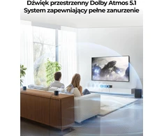 Namų kino sistema ULTIMEA garso kolonėlių sistema 5.1 Dolby Atmos, su žemųjų dažnių garsiakalbiu ir belaidžiais erdvinio garso garsiakalbiais, Aura A50 Pro