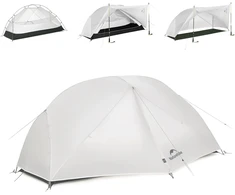 Naturehike kupolinė ultralengva vienvietė turistinė palapinė, atspari vandeniui, 3–4 sezonų, Mongar Pro