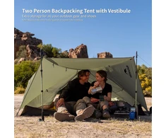 Naturehike Mongar Pro dvivietė ultralengva palapinė, 3 sezonų, vandeniui atspari, CNK2550WS037
