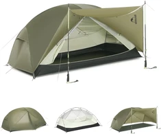 Naturehike Mongar Pro dvivietė ultralengva palapinė, 3 sezonų, vandeniui atspari, CNK2550WS037