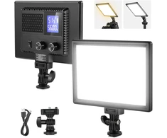 Neewer LED šviesos panelė 10 W, USB-C, 4000 mAh akumuliatorius, 3200–5600 K, NL-116AI
