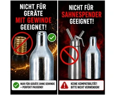 NEMT CO2 kapsulės 16 g be sriegių, 10 vnt., tinkančios alui ir dviračių pompoms
