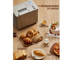 Duonkepė Neretva duonos kepimo aparatas 17 programų, 1kg talpa, automatinis dozatorius, PE9709SU