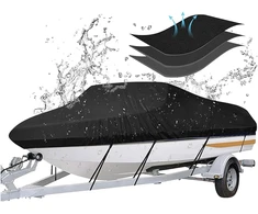NEWFUN valties uždangalas 17–19 pėdų, 600 x 310 cm, 420D Oxford, juodas