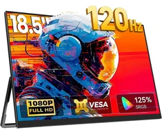 Newsoul nešiojamasis monitorius 18,5 col., Full HD, 120 Hz, IPS, USB-C ir HDMI, 185T08
