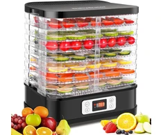 Nictemaw maisto džiovyklė, 400 W, 8 padėklų, temperatūros reguliavimas 35-70 °C, SC-5330B
