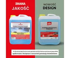 NIGRIN žieminis automobilio stiklų plovimo skystis, atsparus šalčiui iki −18 °C, 5 l, 21021
