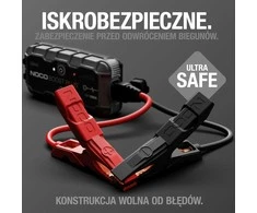 Akumuliatorius NOCO Boost Plus GB40 1000A 12V UltraSafe ličio automobilio užvedimo įrenginys su starto kabeliais