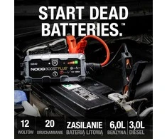 NOCO Boost Plus GB40 1000A 12V UltraSafe ličio automobilio užvedimo įrenginys su starto kabeliais