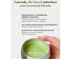 NORITUAL LAB ceremoninė žalioji „Matcha“ arbata milteliais, 40 g, iš Japonijos