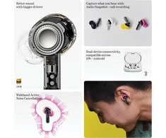 Nothing belaidės įausinės su ANC 45 dB, Bluetooth 6.0, Hi-Res Audio, B190