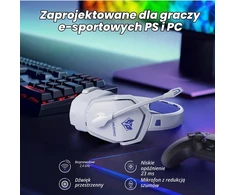 NUBWO belaidės žaidimų ausinės Bluetooth 5.3, 2,4 GHz, ANC G06