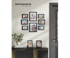 Nuotraukų rėmelis SONGMICS nuotraukų rėmelių rinkinys, 10 vnt., 20 x 25, 13 x 18 ir 10 x 15 cm, RPF310H