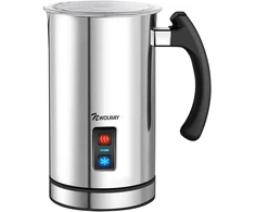 NWOUIIAY elektrinis pieno plakiklis 500 W, 240 ml, karštam ir šaltam pienui, MMF-003B