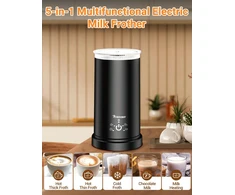 NWOUIIAY elektrinis pieno putų plakiklis 5 viename, 600 W, 350 ml, modelis 5173