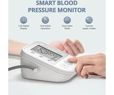 NWOUIIAY žastinis kraujospūdžio matuoklis su LCD ekranu ir 22–42 cm manžete, 5186
