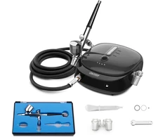 Oasser belaidis aerografo rinkinys su kompresoriumi 1000 mAh, 2–15 PSI, HS-M901