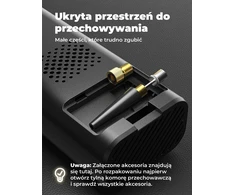 Oasser nešiojamas oro kompresorius 6000 mAh, 150 PSI, 12 V, MS22C-203B