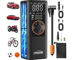 Oasser nešiojamas oro kompresorius 6000 mAh, 150 PSI, 12 V, MS22C-203B